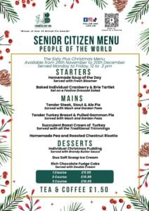 The Senior Citizen Menu at The Farmers Boy Inn, Gloucestershire